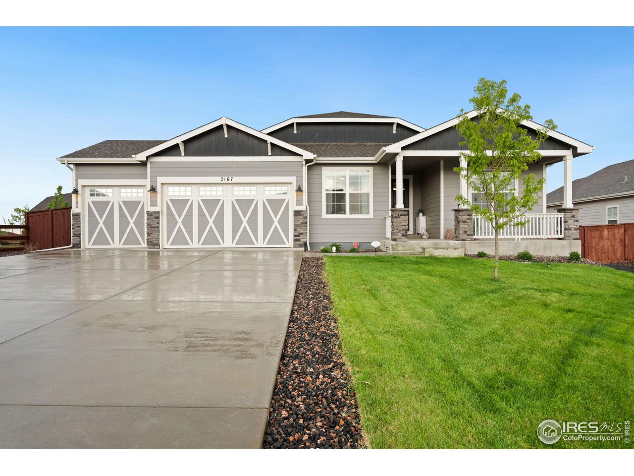 2167 First Light Court Windsor, CO 80550 - Photo 1 of 40 a front view of a house with a yard