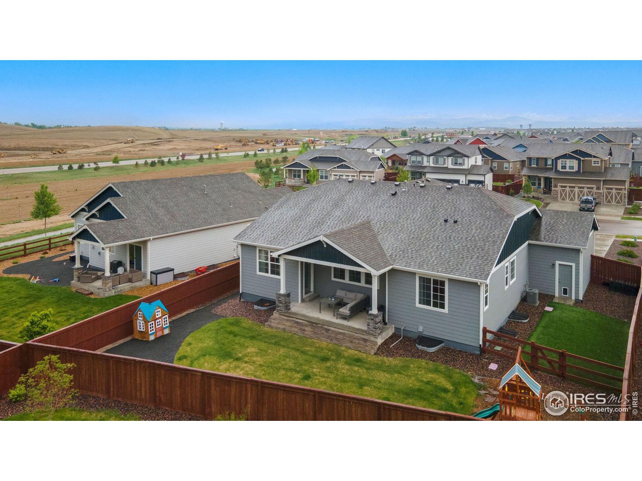 2167 First Light Court Windsor, CO 80550 - Photo 38 of 40 an aerial view of a house