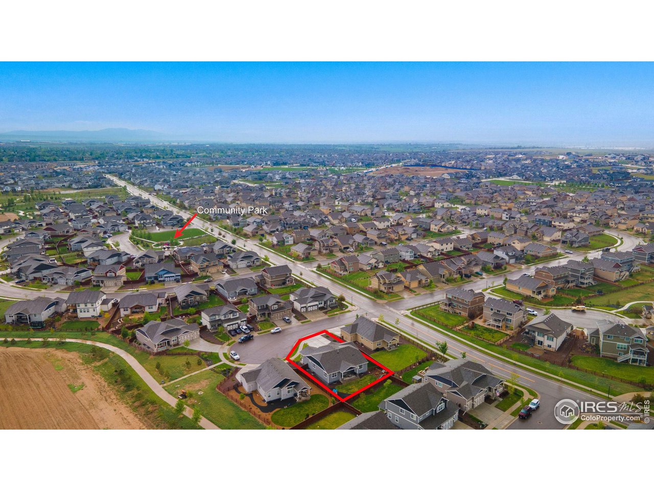 2167 First Light Court Windsor, CO 80550 - Photo 39 of 40 an aerial view of a city