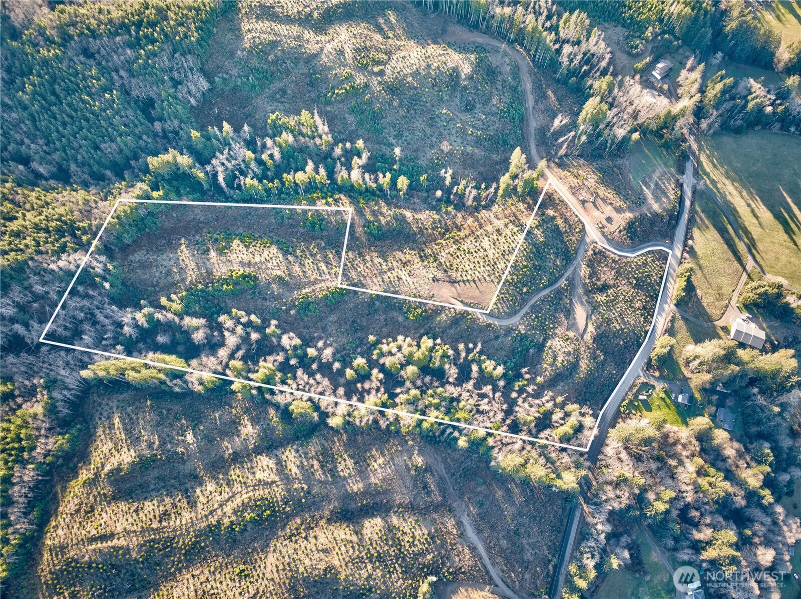 3 South Valley Road Naselle, WA 98638 - Photo 8 of 19 a view of a lake with a tree