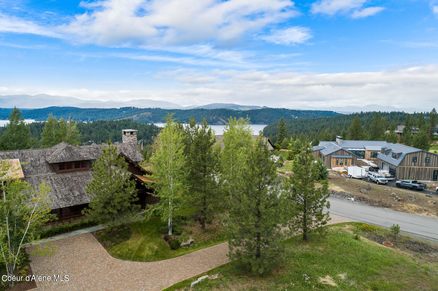 8257 South Buckrail Road Harrison, ID 83833 - Photo 4 of 7 Aerial_Lot161-4