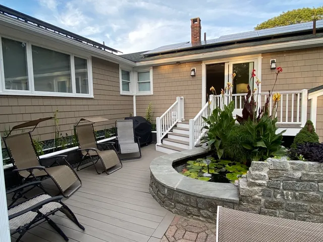 a front view of a house with porch