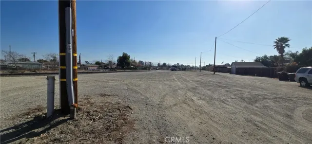 a view of a road with an ocean view