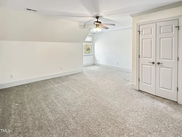a view of balcony with large window