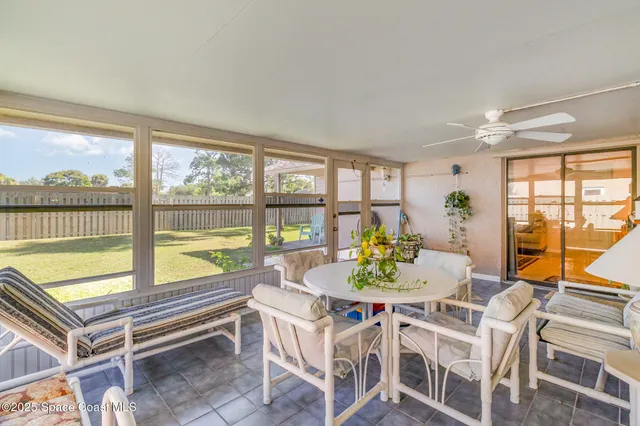 a view of a backyard with a garden