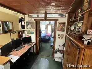 a room with furniture