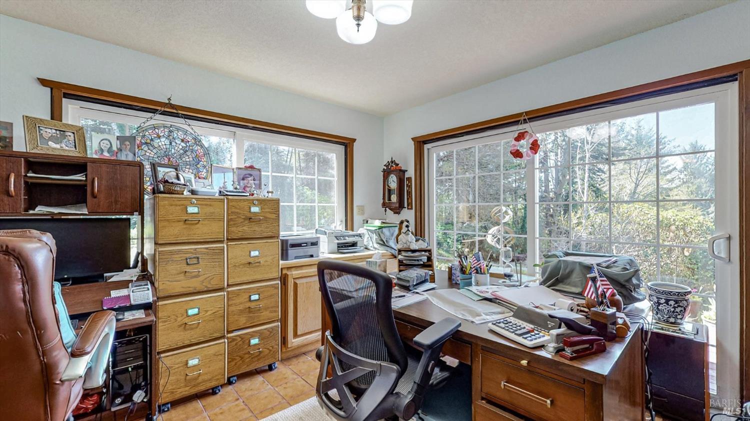 3535 Patricks Point Drive Trinidad, CA 95570 - Photo 21 of 61 a view of a workspace with furniture and a window