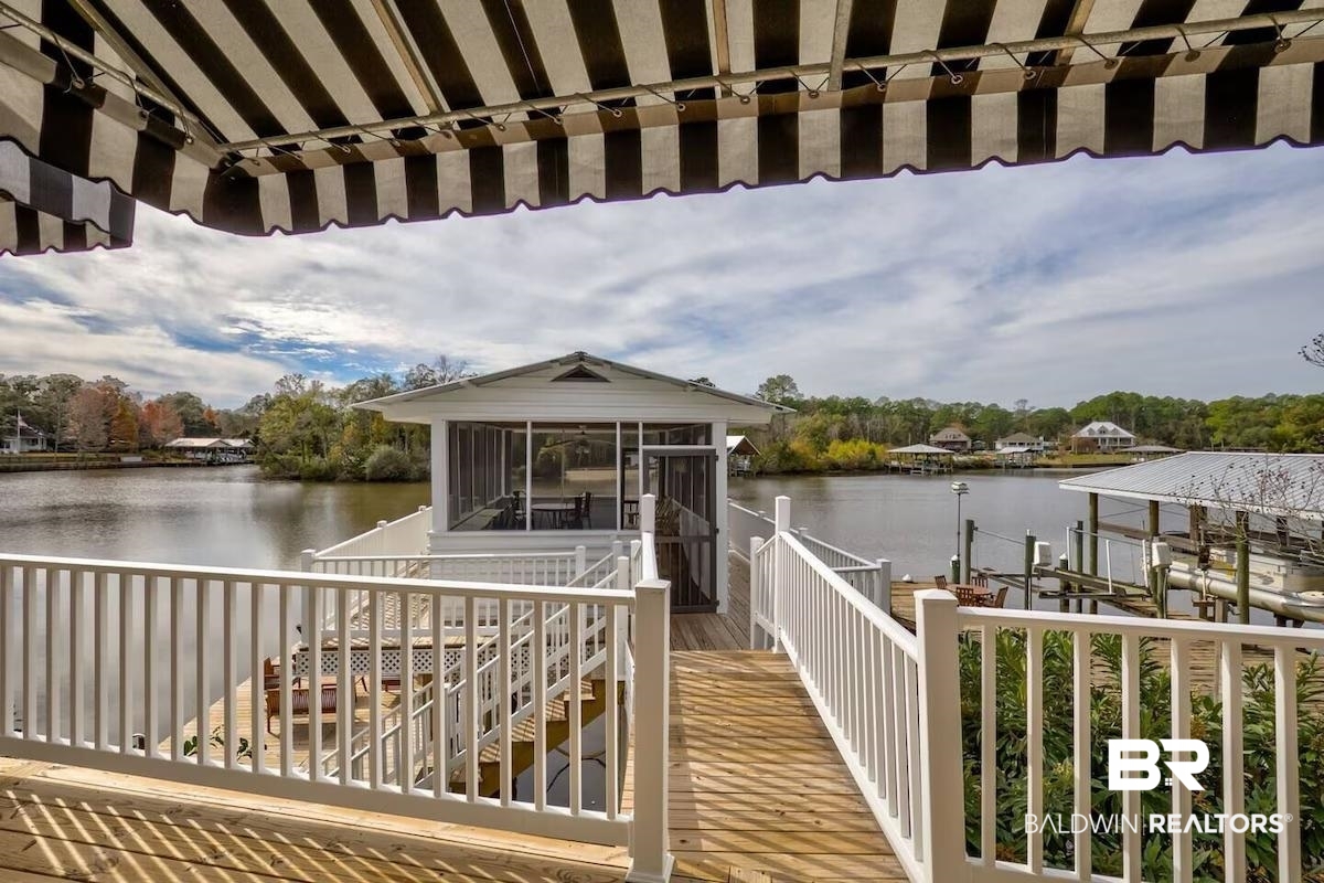 16297 Honey Road Summerdale, AL 36580 - Photo 3 of 24 Dock with view of boathouse