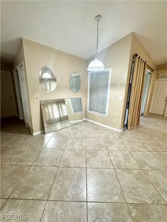 a view of a garage with storage