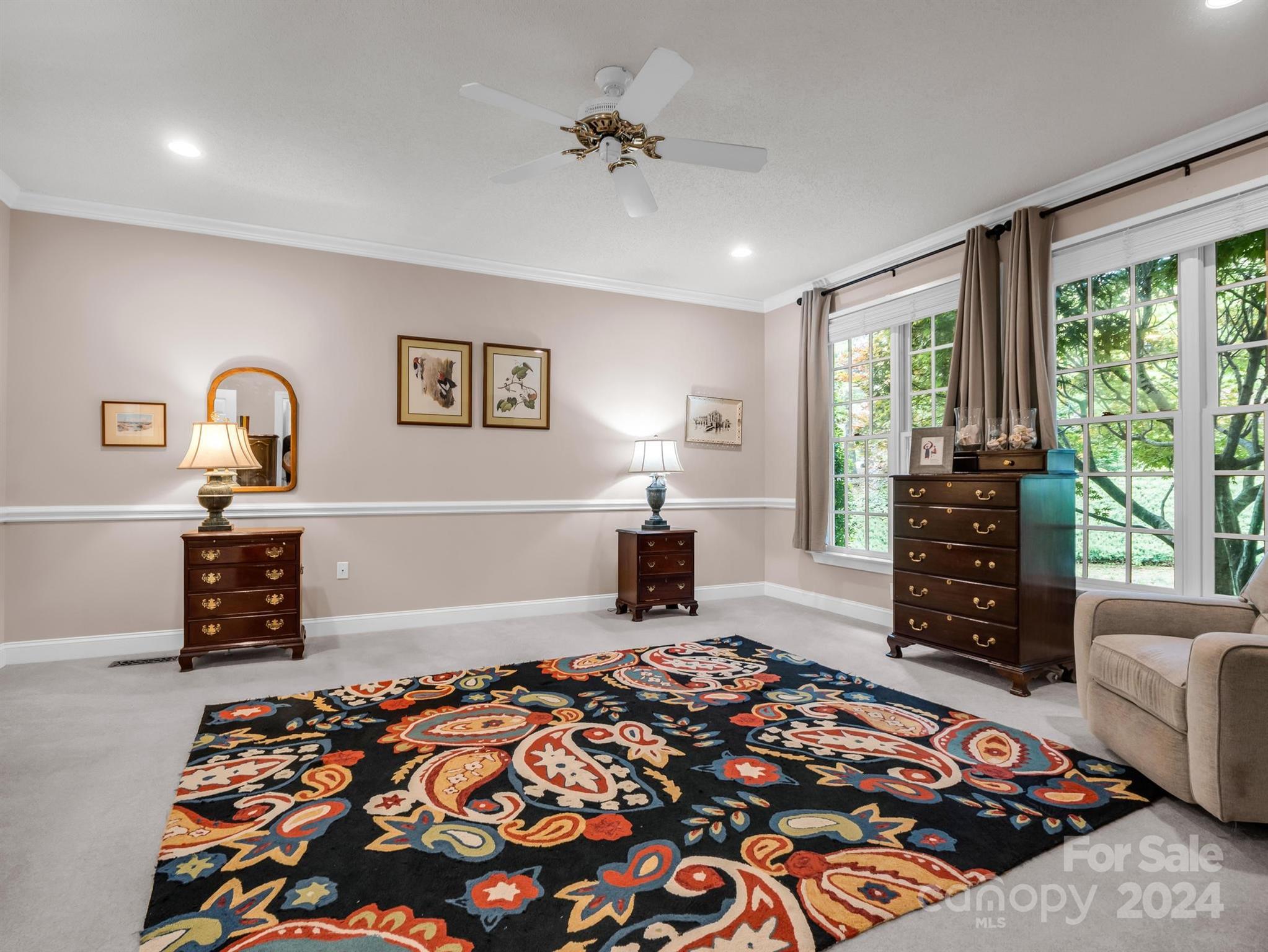 107 Fairforest Drive Rutherfordton, NC 28139 - Photo 15 of 33 a bedroom with furniture and a fireplace