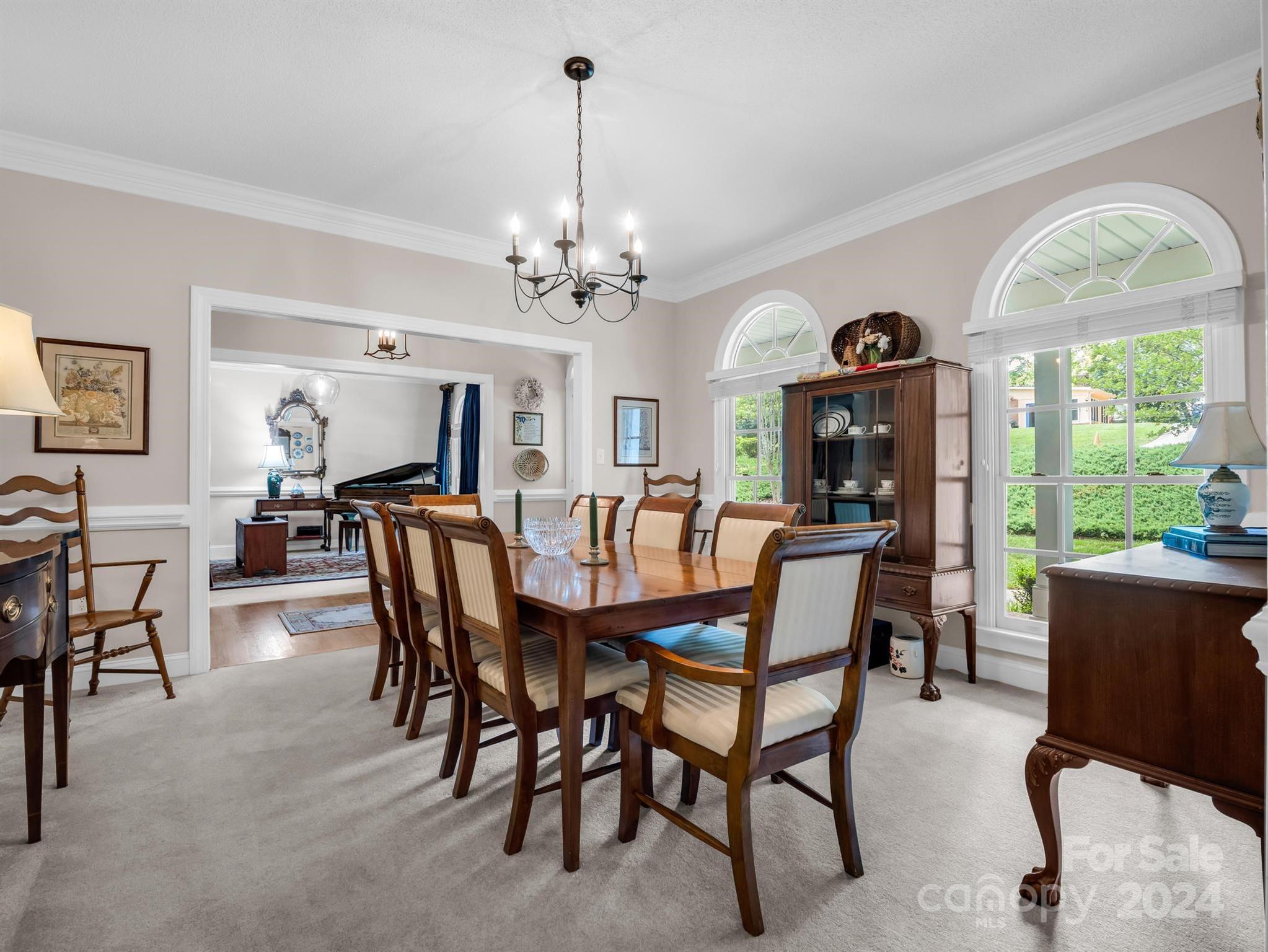 107 Fairforest Drive Rutherfordton, NC 28139 - Photo 7 of 33 a view of a dining room with furniture window and outside view