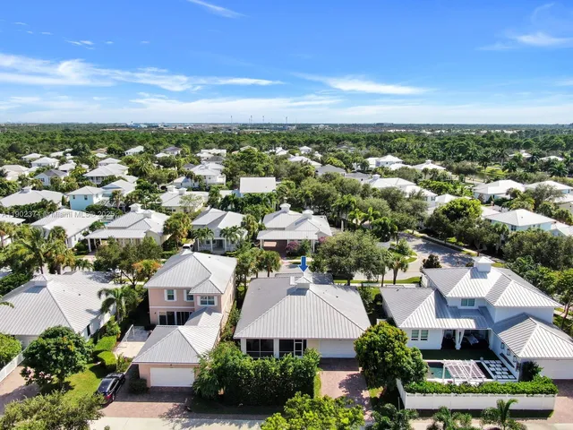 an aerial view of a city with lots of residential buildings