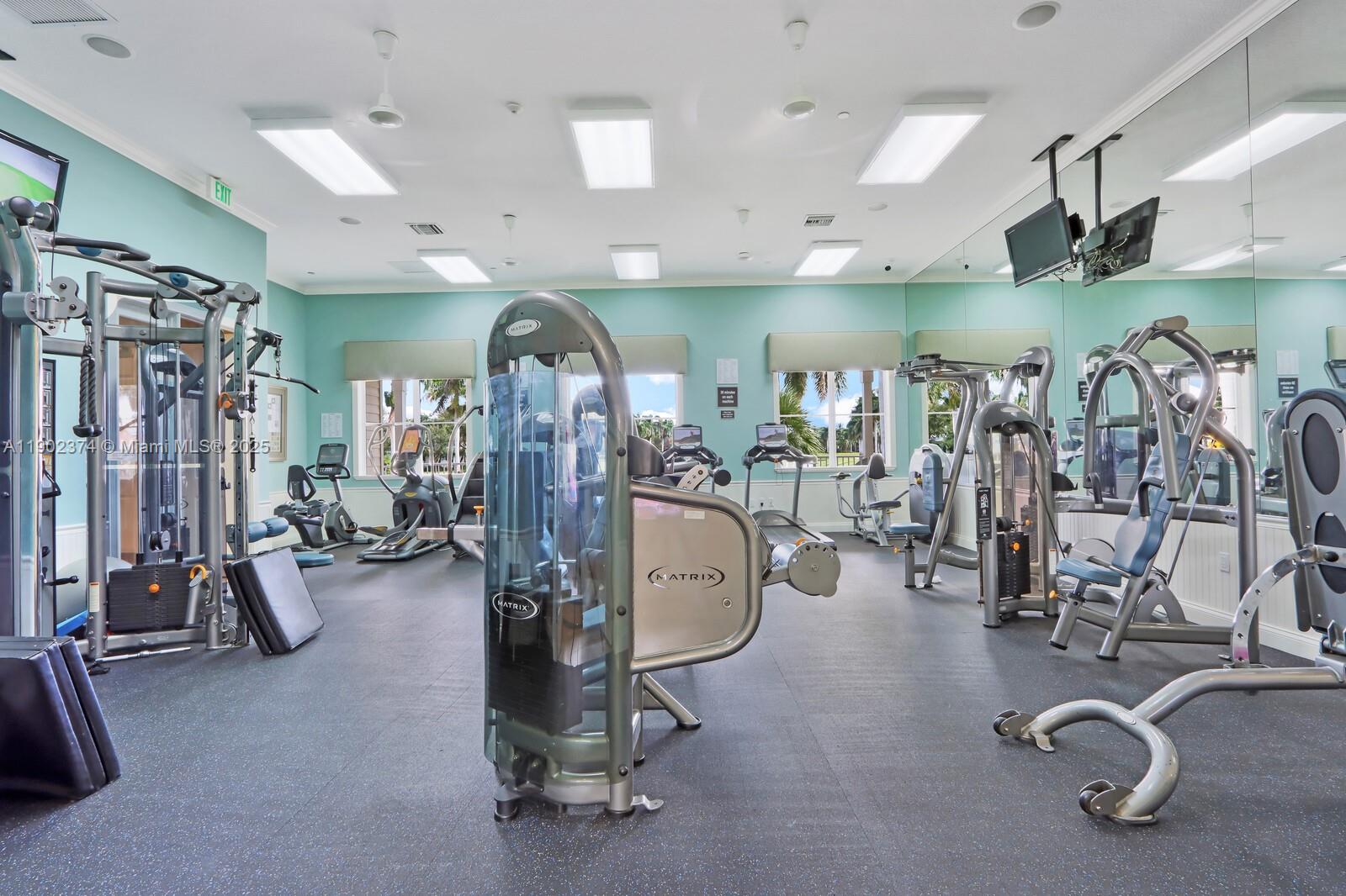 1053 Big Pine Way Jupiter, FL 33458 - Photo 47 of 48 a view of a room with gym equipment