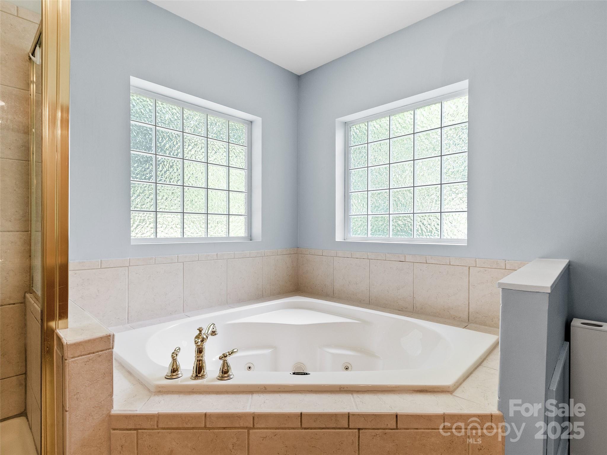 161 Blue Rock Road Burnsville, NC 28714 - Photo 24 of 48 a white bath tub sitting in a bathroom next to a window