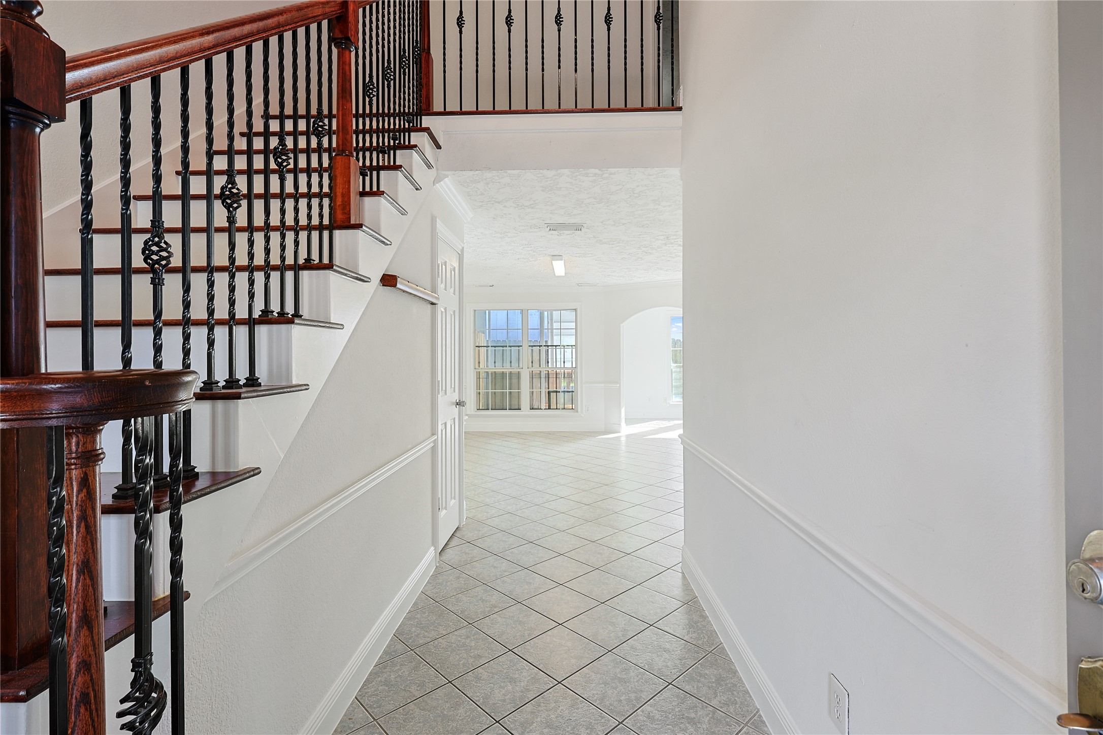 8502 Detroit Street, Unit C Houston, TX 77017 - Photo 3 of 15 a view of entryway with wooden floor