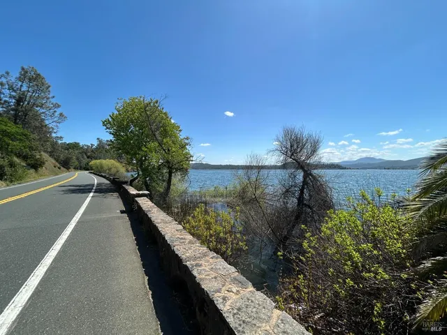 a view of a balcony with an outdoor space