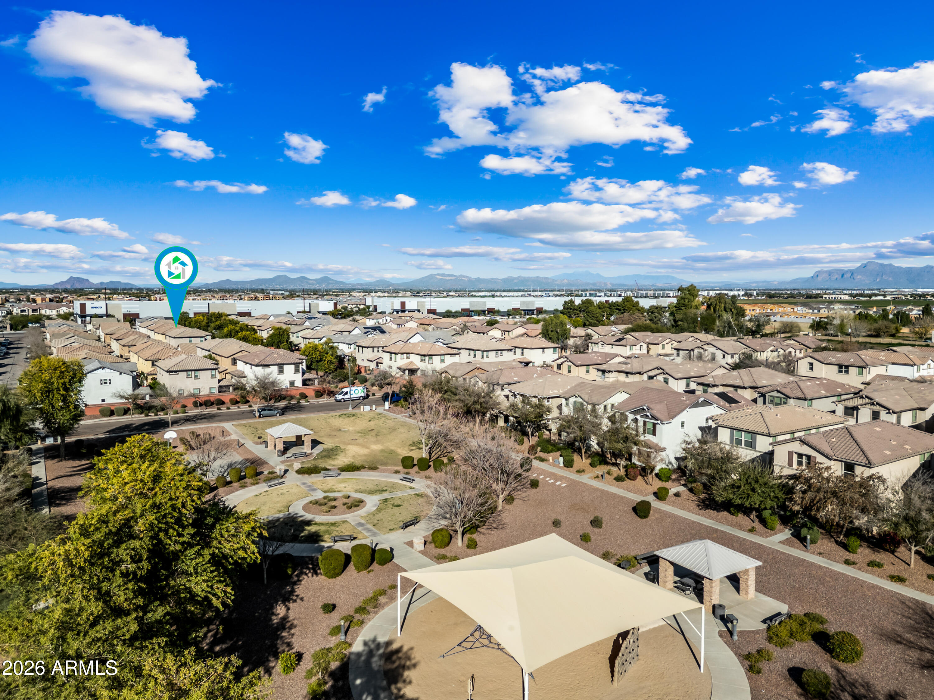 867 South Swallow Lane Gilbert, AZ 85296 - Photo 28 of 33 Community Aerial