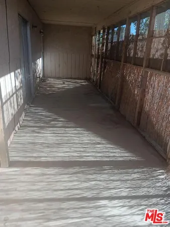 a view of a balcony