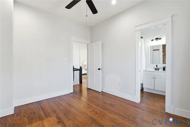 wooden floor in an empty room