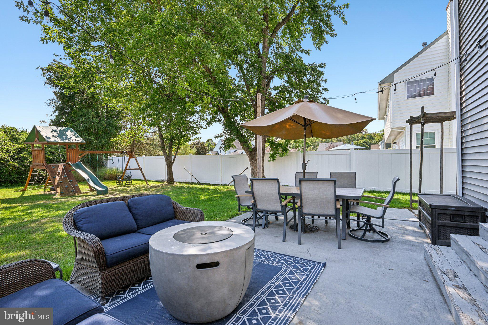 39 Willow Ridge Road Marlton, NJ 08053 - Photo 38 of 43 a view of backyard with seating area and green space