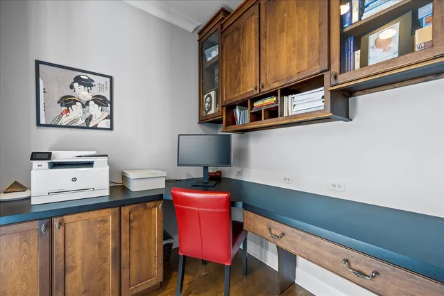 a room with storage and utility