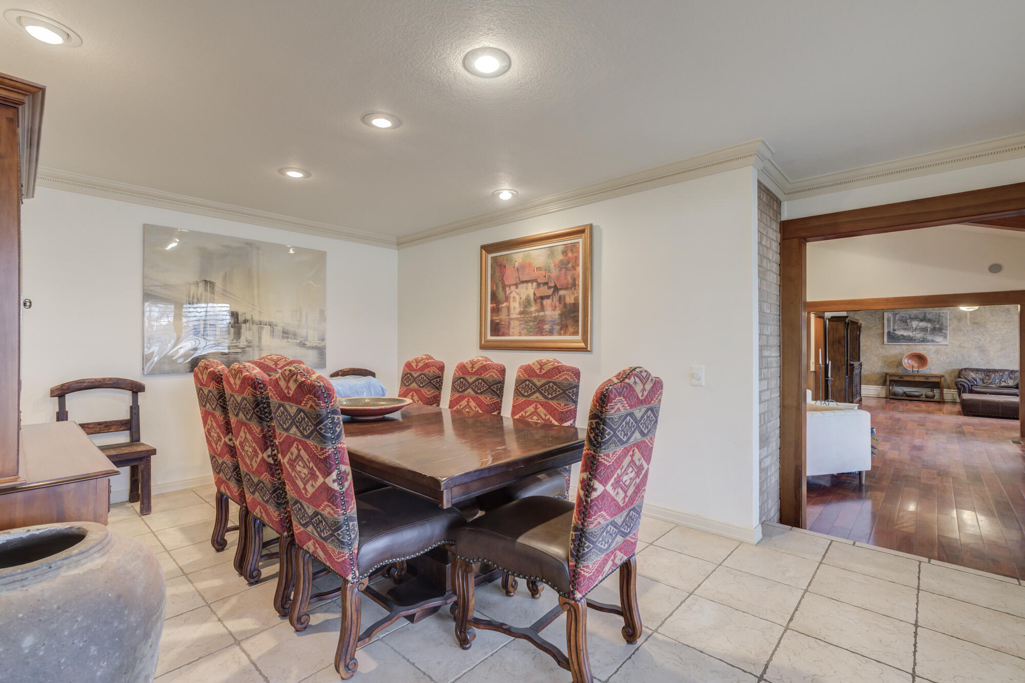 4405 89th Street Lubbock, TX 79424 - Photo 36 of 71 a dining room with furniture and wooden floor