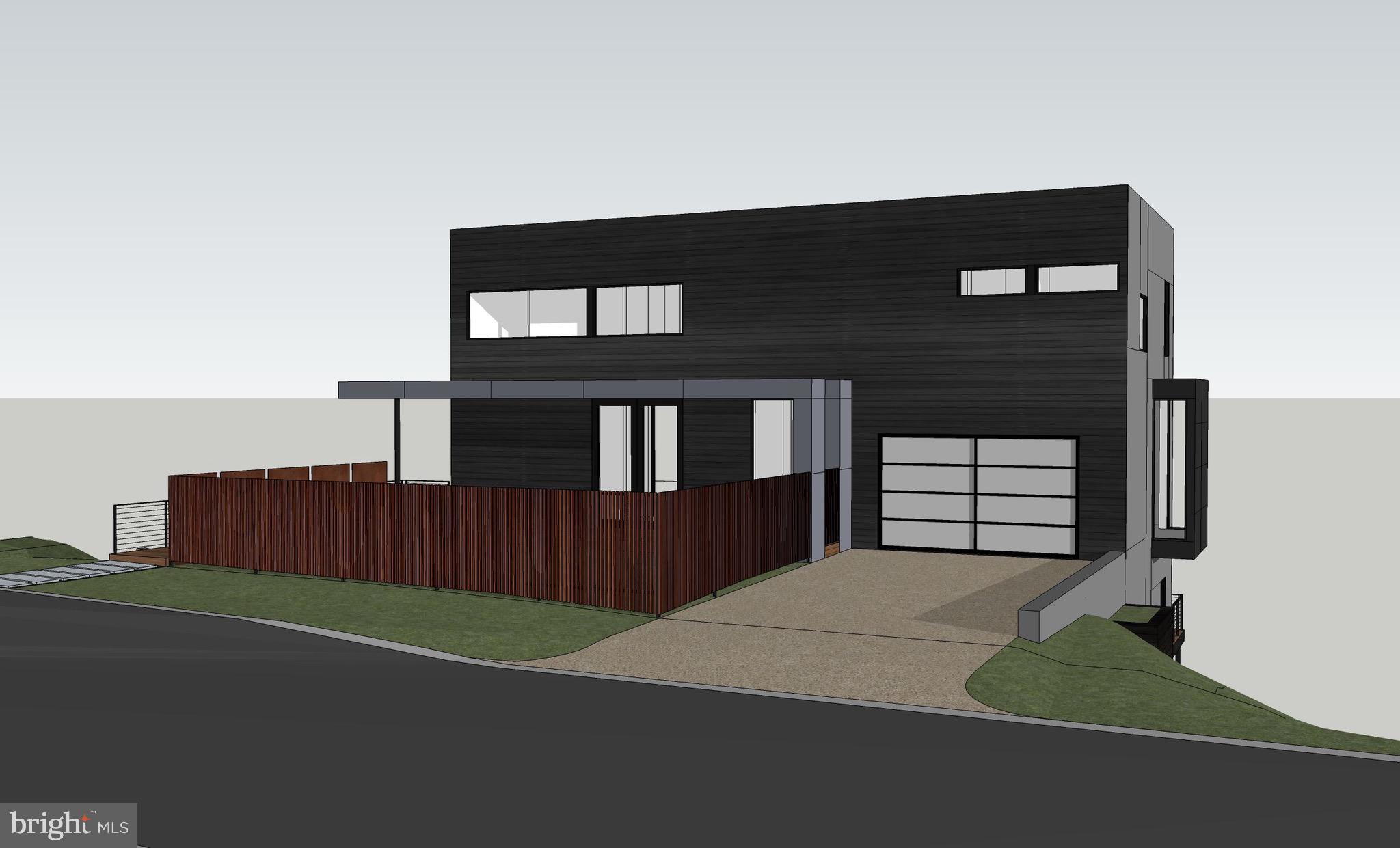 5202 Wyoming Road Bethesda, MD 20816 - Photo 39 of 40 Front Elevation Rendering Pre-Construction