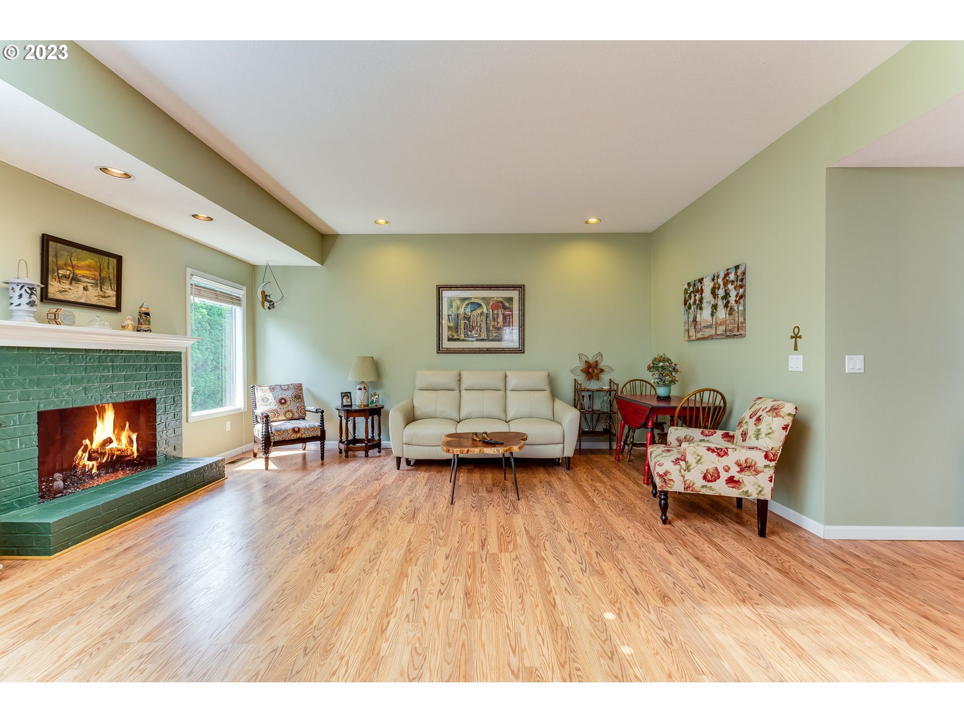 14029 Southeast 35th Loop Vancouver, WA 98683 - Photo 19 of 48 a living room with furniture and a fireplace