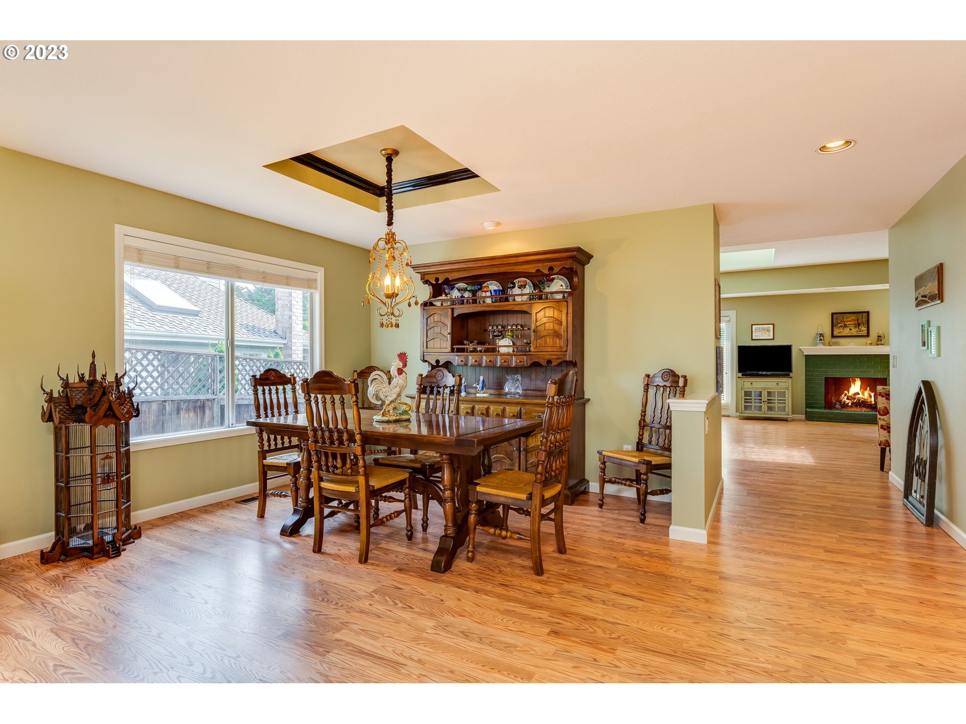 14029 Southeast 35th Loop Vancouver, WA 98683 - Photo 9 of 48 a view of a dining room with furniture and wooden floor