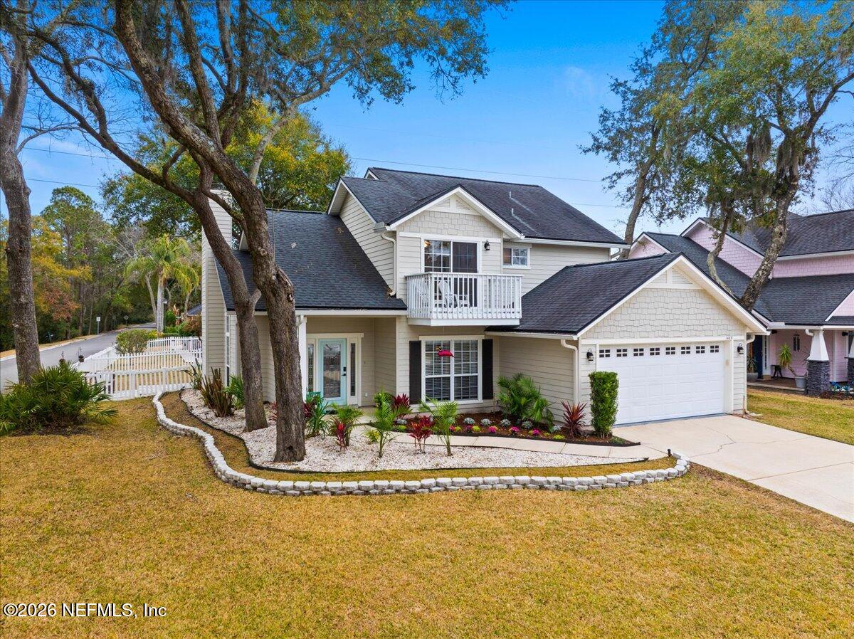 1489 Marshview Court Atlantic Beach, FL 32233 - Photo 2 of 47 a front view of a house with swimming pool and porch