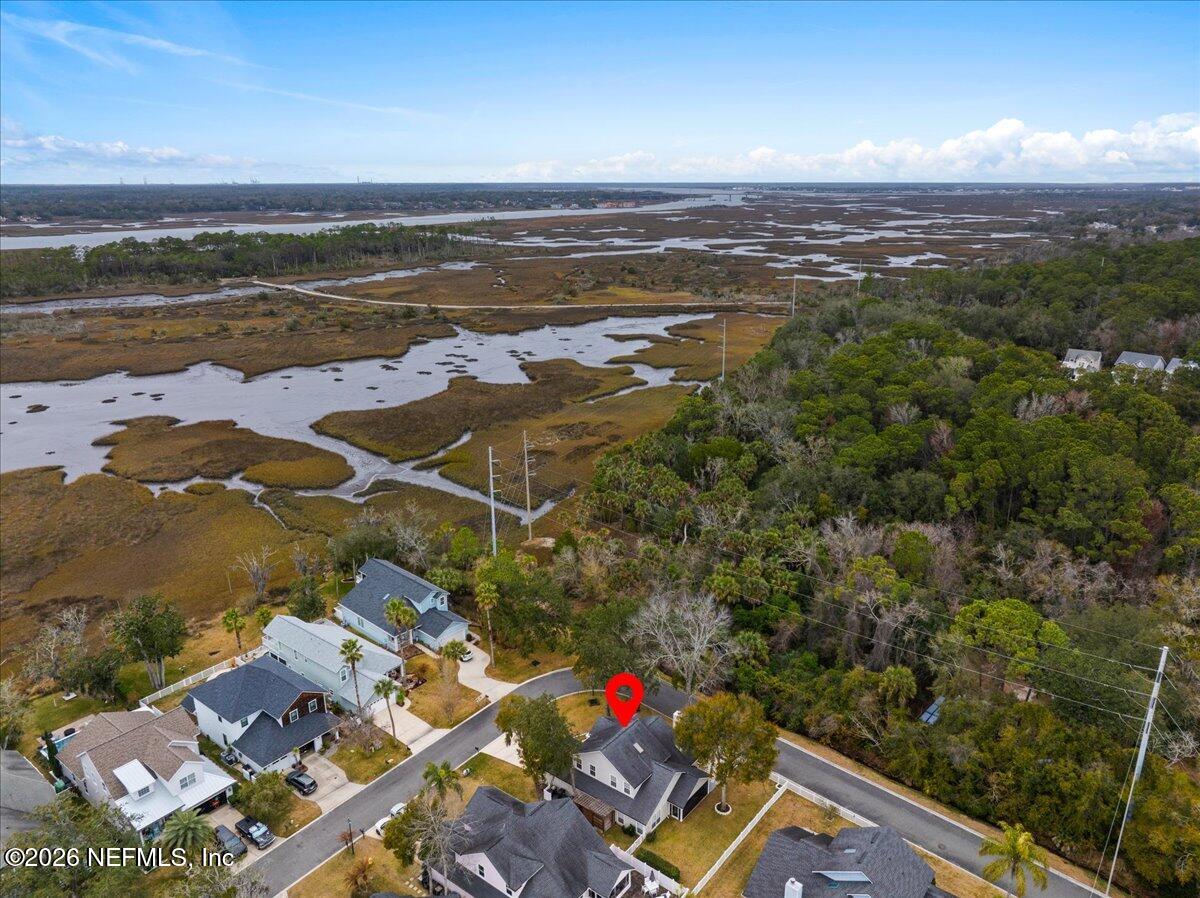 1489 Marshview Court Atlantic Beach, FL 32233 - Photo 45 of 47 an aerial view of residential building with ocean view