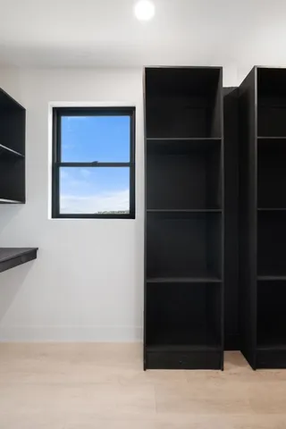 a view of walk in closet