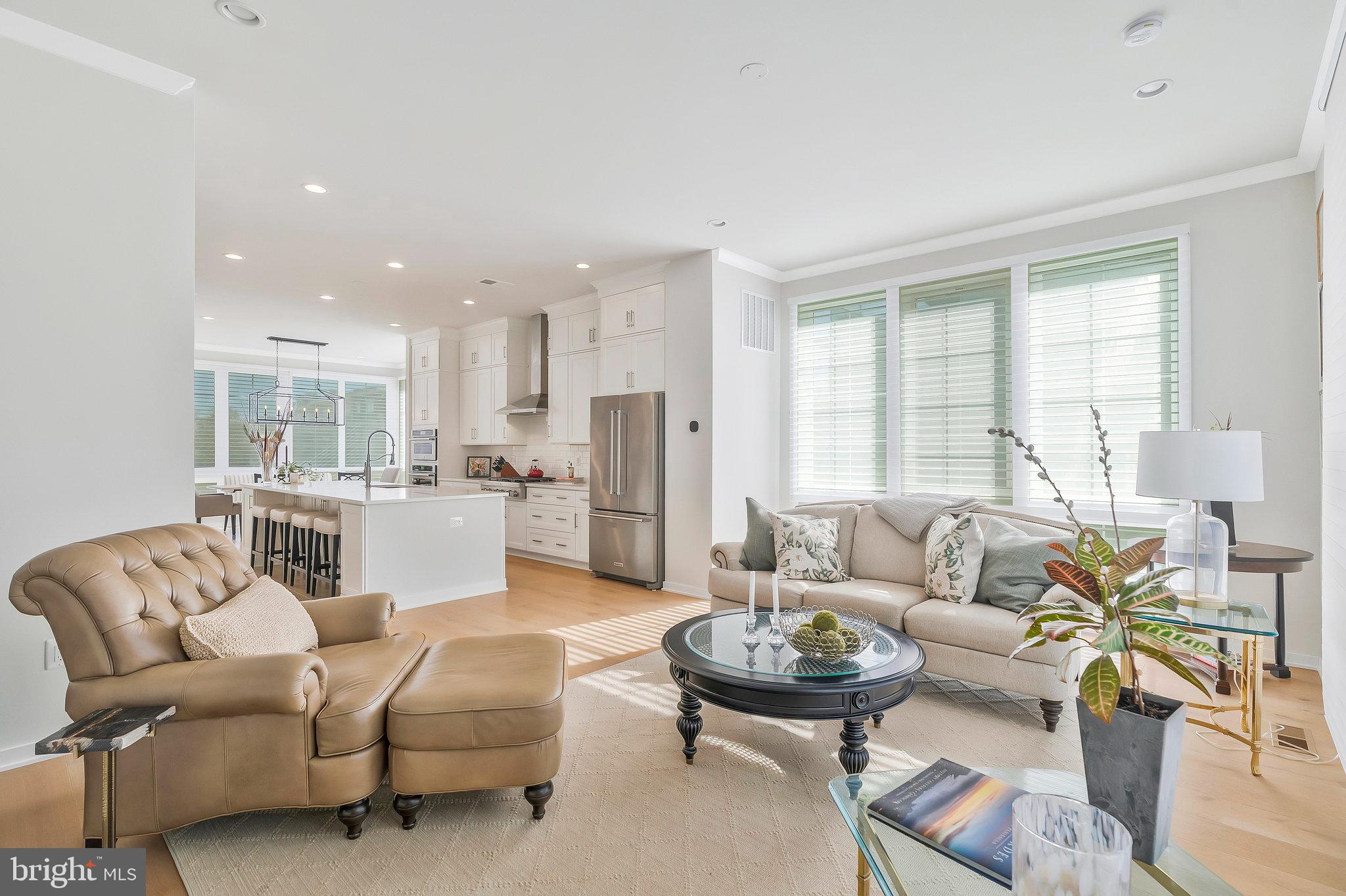 1968 Roland Clarke Place Reston, VA 20191 - Photo 17 of 36 Views to kitchen from family room