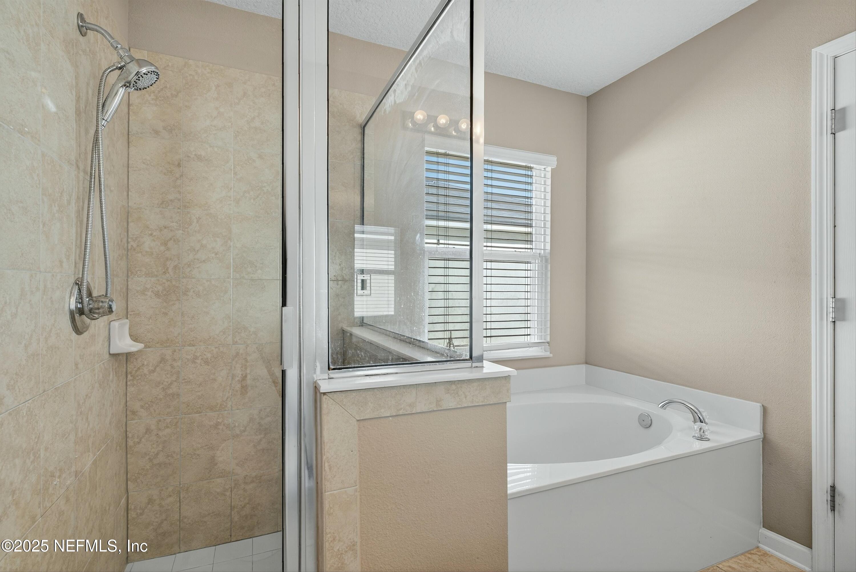 4045 Trail Ridge Road Middleburg, FL 32068 - Photo 25 of 45 a bathroom with a tub a sink and shower