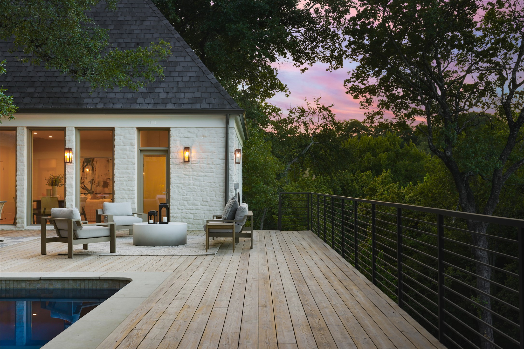 3614 Murillo Circle Austin, TX 78703 - Photo 20 of 40 a view of roof deck with patio
