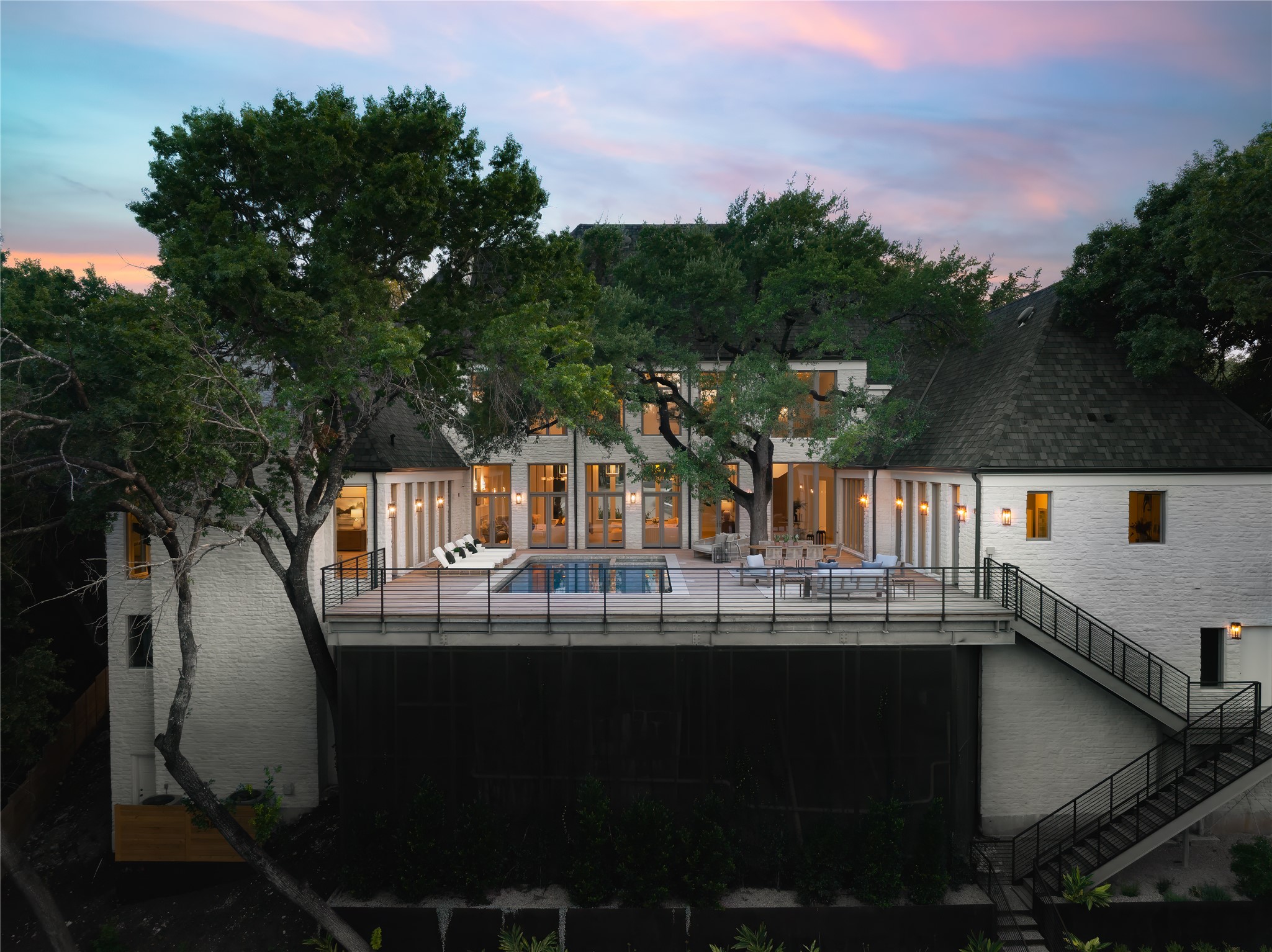 3614 Murillo Circle Austin, TX 78703 - Photo 21 of 40 a view of a swimming pool with a patio