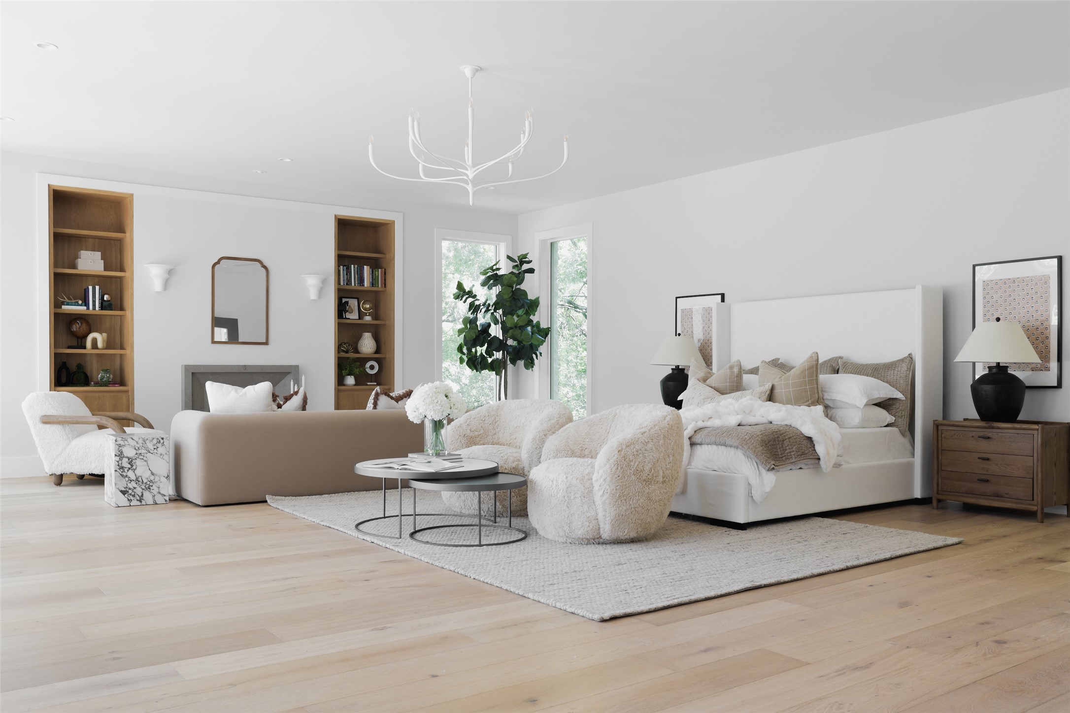 3614 Murillo Circle Austin, TX 78703 - Photo 34 of 40 a living room with furniture and a large window