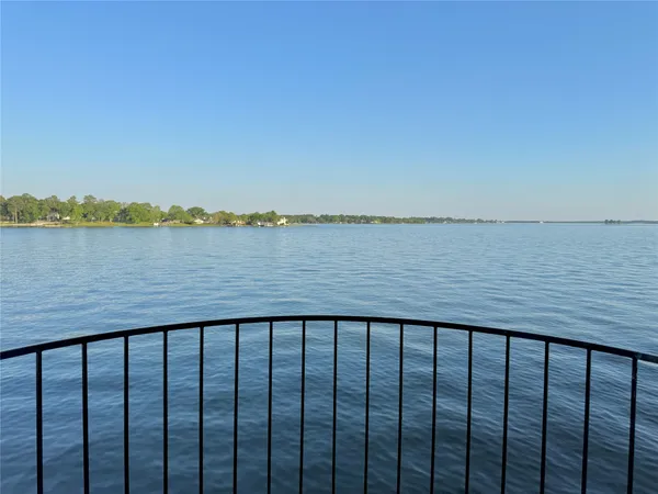 a balcony with an ocean view