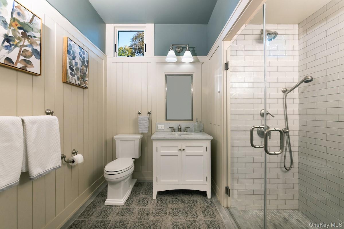 10 Sherman Avenue Dobbs Ferry, NY 10522 - Photo 14 of 36 a bathroom with a toilet sink and shower