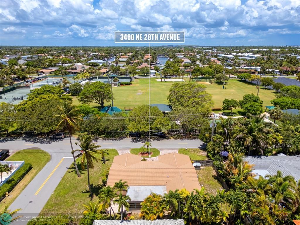 3460 Northeast 28th Avenue Lighthouse Point, FL 33064 - Photo 35 of 37 a view of a city with an ocean