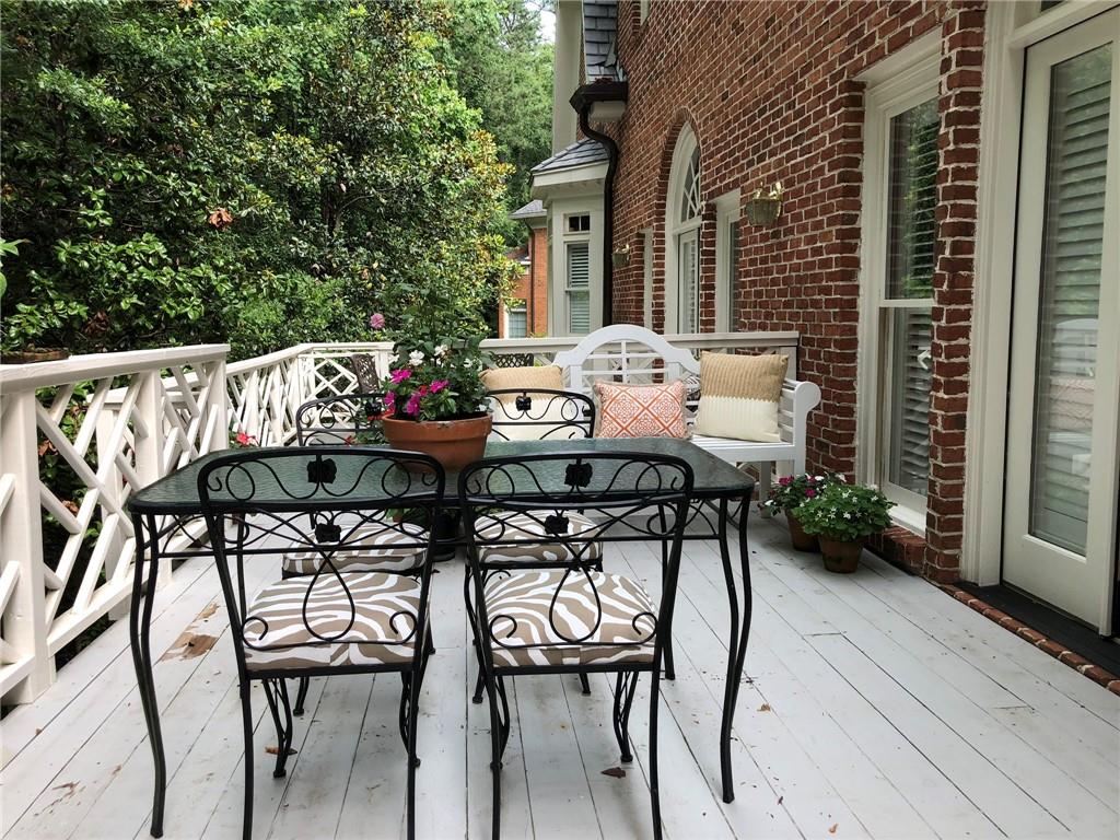3184 Andrews Court Northwest Atlanta, GA 30305 - Photo 52 of 60 a patio with table and chairs and potted plants