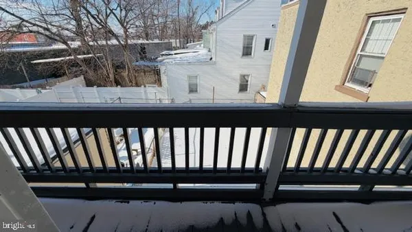 a view of a balcony