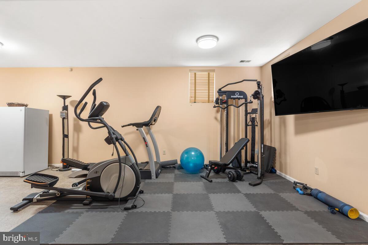 13111 Venetian Road Silver Spring, MD 20904 - Photo 35 of 42 Huge Basement with a work-out section