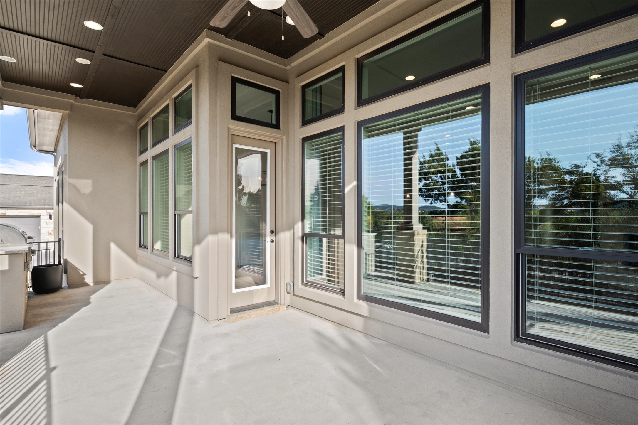 5420 Destination Way Jonestown, TX 78645 - Photo 19 of 39 A spacious, shaded outdoor patio extends the living space, perfect for entertaining.