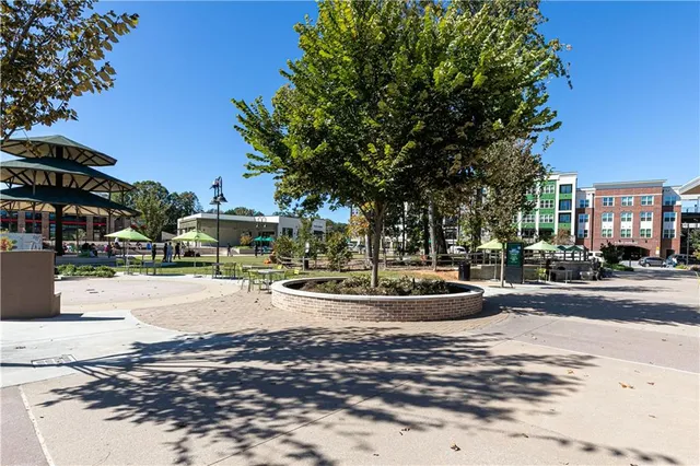 a view of a building with street