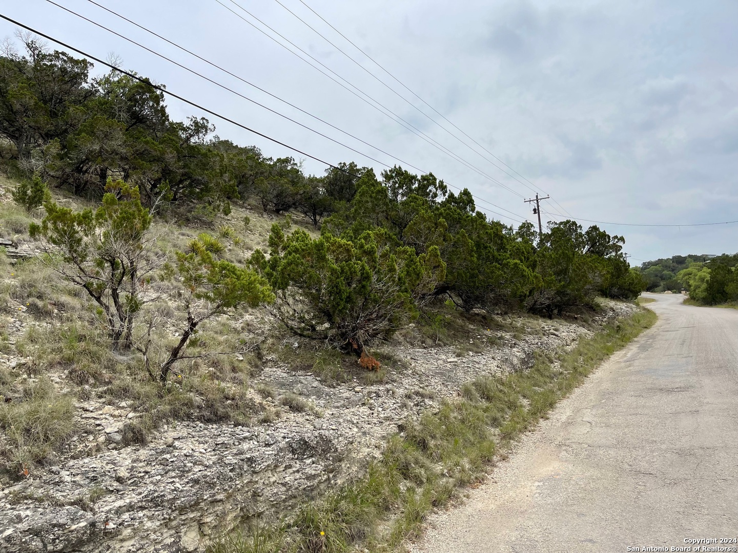 Lots 1-3 5-20 Georges Road Lakehills, TX 78063 - Photo 9 of 17 a view of a dry yard with trees