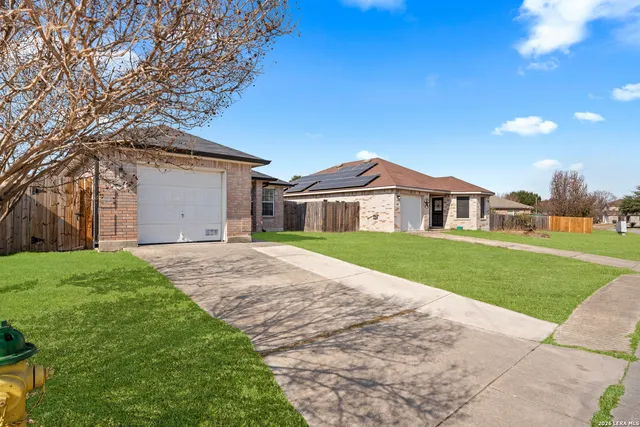 a house with garden area
