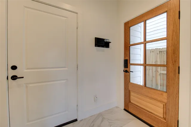 a view of front door