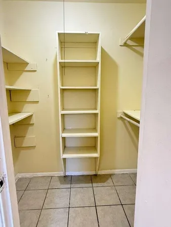 a room with storage and utility