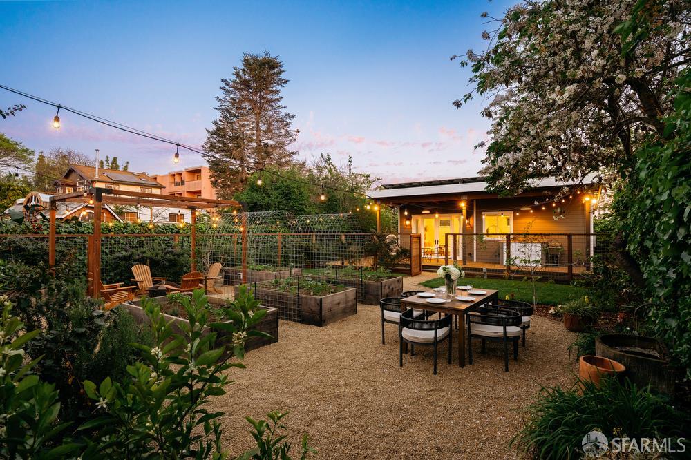 1610 Oregon Street Berkeley, CA 94703 - Photo 3 of 68 a view of a patio with table and chairs and potted plants